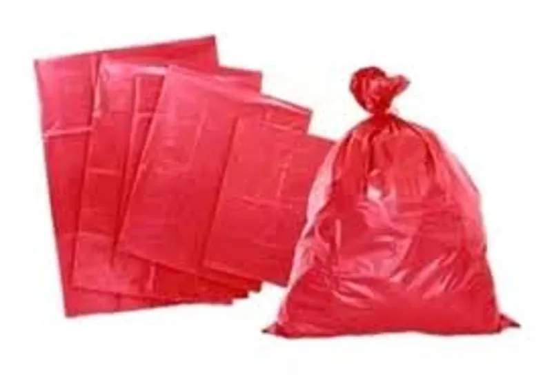 367. Bolsa Plástica Roja paq x 6
